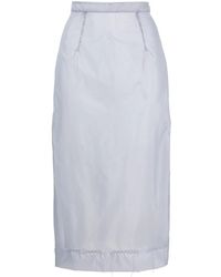 Maison Margiela - Tulle Midi Skirt - Lyst