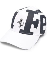 Ferrari - Logo-Print Baseball Cap - Lyst