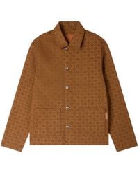 Sandro - Square Cross Denim Jacket - Lyst