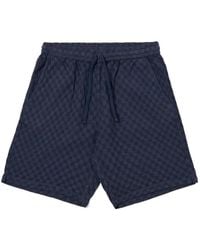 Universal Works - Simple Checkered Drawstring Shorts - Lyst