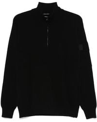 C.P. Company - Logo-Patch Sweater - Lyst