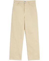 Jil Sander - Jeans Mit Logo-Patch - Lyst
