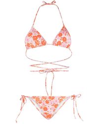 Reina Olga - Miami Floral-print Bikini (set Of Two) - Lyst