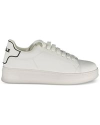 Gaelle Paris - Logo-Print Lace-Up Sneakers - Lyst