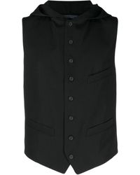 Yohji Yamamoto - Hooded Button-Fastening Waistcoat - Lyst