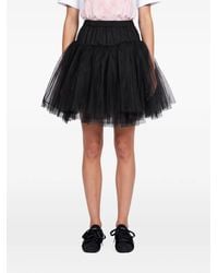 Simone Rocha - Tulle-Layered Gathered Mini Skirt - Lyst