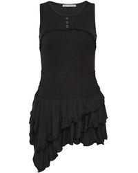 MARDI MERCREDI - Layered Ruffled Mini Dress - Lyst