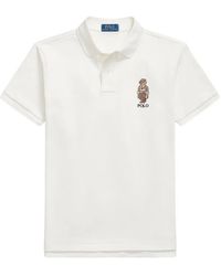 Polo Ralph Lauren - Polo Bear-Embroidered Polo Shirt - Lyst