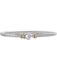 David Yurman - Cable Flex Armband Aus Sterlingsilber - Lyst