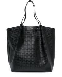 Serapian - Medium Vertical Secret Monogram-Embossed Tote Bag - Lyst