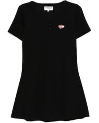 Chocoolate - Logo-Patch Mini Dress - Lyst