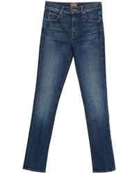 Mother - The Rascal Skimp Straight-Leg Jeans - Lyst