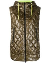 Herno - Zip-Up Hooded Quilted Gilet - Lyst