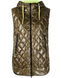 Herno - Zip-Up Hooded Quilted Gilet - Lyst