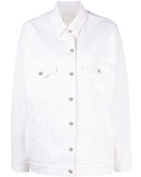Givenchy - Button-up Denim Jacket - Lyst