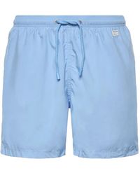 MC2 Saint Barth - Pantone Logo-Patch Swim Shorts - Lyst