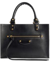 Balenciaga - Medium Le City Sleek Leather Tote Bag - Lyst