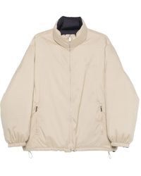 Miu Miu - Chaqueta con cuello alto y cremallera - Lyst