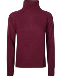 Dondup - Ribbed High-Neck Sweater - Lyst