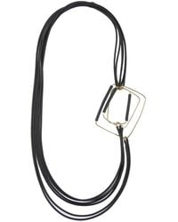 Liviana Conti - Collier Lia À Pendentif Géométrique À Rangs Multiples - Lyst