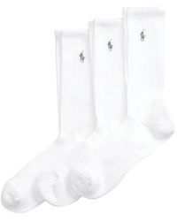 Polo Ralph Lauren - Polo Pony Ribbed-Knit Socks - Lyst