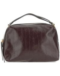 Gianni Chiarini - Alifa Striped-Effect Leather Tote Bag - Lyst