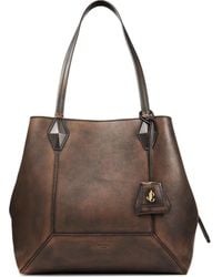 Jimmy Choo - Medium Diamond Leather Tote Bag - Lyst