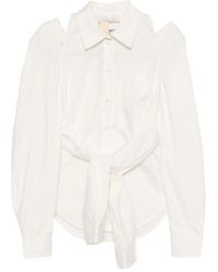 Litkovskaya - Blouse Met Lange Mouwen En Gedraaid Effect - Lyst