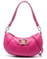 Liu Jo - Logo-plaque Quilted Hobo Bag - Lyst