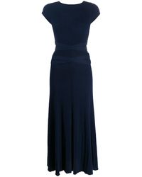 Mrz Ribgebreide Midi-jurk - Blauw