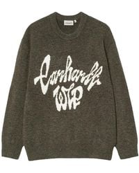 Carhartt - Chedda Logo-Intarsia Sweater - Lyst