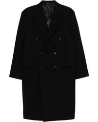 Reveres 1949 - Double-breasted Wool Coat - Lyst