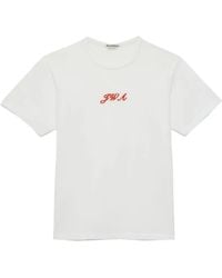 JW Anderson - Embroidered-Logo T-Shirt - Lyst