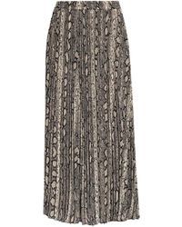 MICHAEL Michael Kors - Gonna Con Stampa Pelle Di Serpente - Lyst