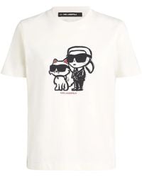 Karl Lagerfeld - Ikon Sketch Duo T-Shirt - Lyst