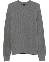 BOSS - Crew-Neck Sweater - Lyst