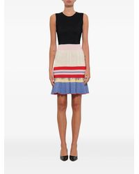 McQueen - Peplum Mini Skirt - Lyst