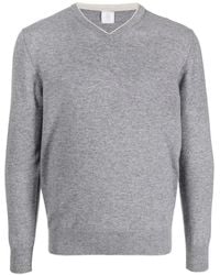 Eleventy - V-Neck Cashmere Jumper - Lyst