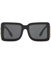 Burberry - Logo-Plaque Square-Frame Sunglasses - Lyst