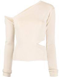 Cult Gaia - Gestricktes One-Shoulder-Top - Lyst