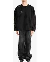 THUG CLUB - Distressed Sweatshirt - Lyst