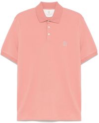 Brunello Cucinelli - Flamingo Cotton Polo - Lyst