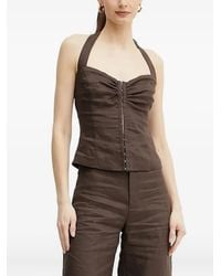 Bardot - ホルターネック スモックトップ - Lyst