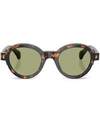 Moncler - Rondosa Tortoiseshell Round-Frame Sunglasses - Lyst