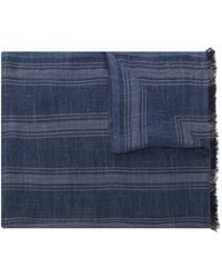 Brunello Cucinelli - Gestreepte Sjaal - Lyst