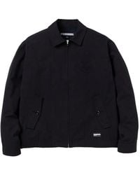 Neighborhood - Embroidered-Logo Cotton Shirt Jacket - Lyst