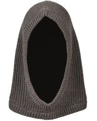 Rick Owens - Ribbed Cashmere-Blend Hood - Lyst