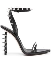 Le Silla - Jagger 120mm Leather Sandals - Lyst