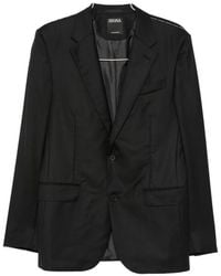 ZEGNA - Notched-Lapels Single-Breasted Suit - Lyst