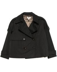 Psophia - Double-Breasted Shoulder-Epaulette Jacket - Lyst